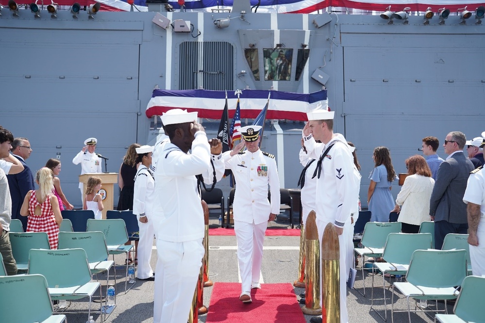 USS Preble Change of Command