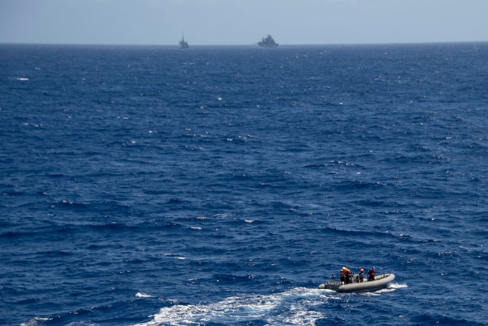 Partner nations conduct small boat operations during RIMPAC 2024