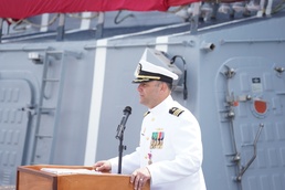 USS Preble Change of Command