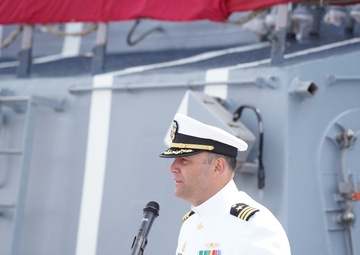 USS Preble Change of Command