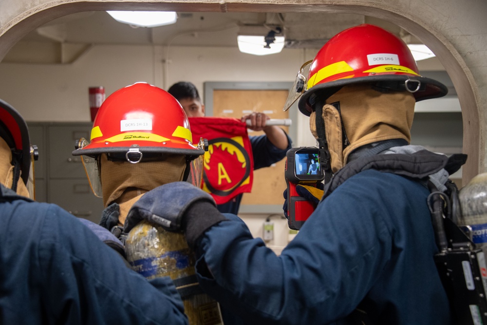 Damage Control Training aboard USS America (LHA 6)