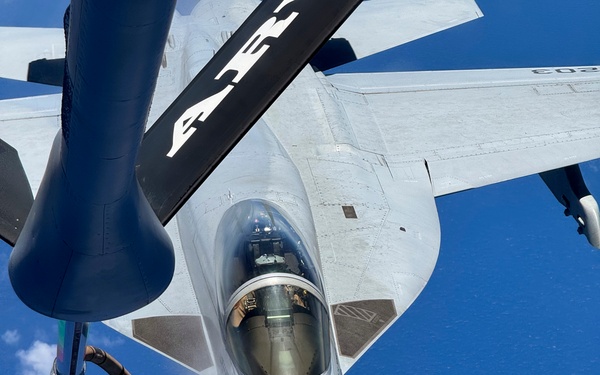 F/A-18F Super Hornet refuels during RIMPAC 2024
