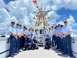 New commanding officer at the helm of USCGC Frederick Hatch