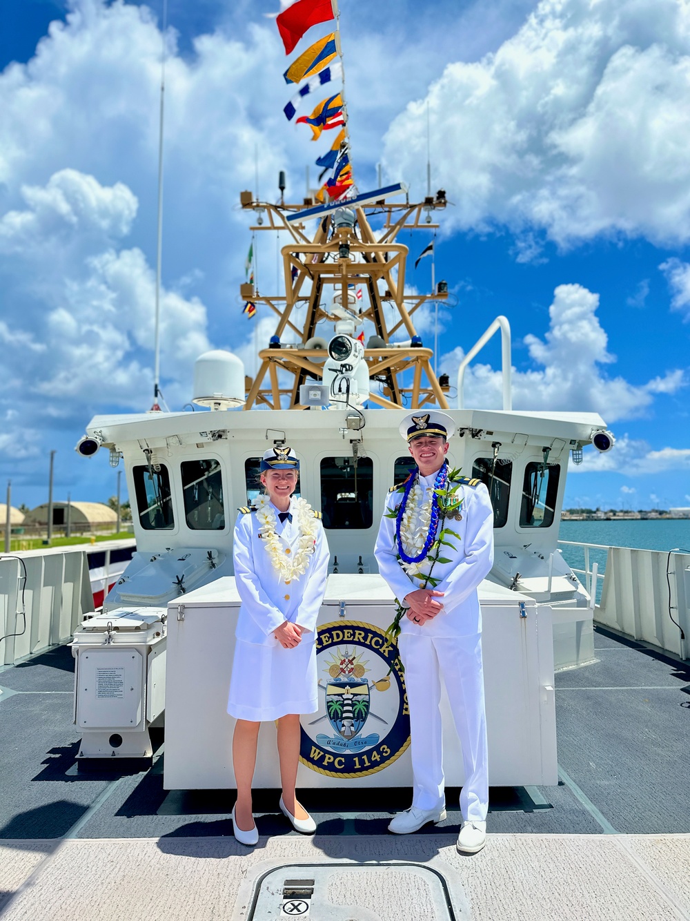 New commanding officer at the helm of USCGC Frederick Hatch