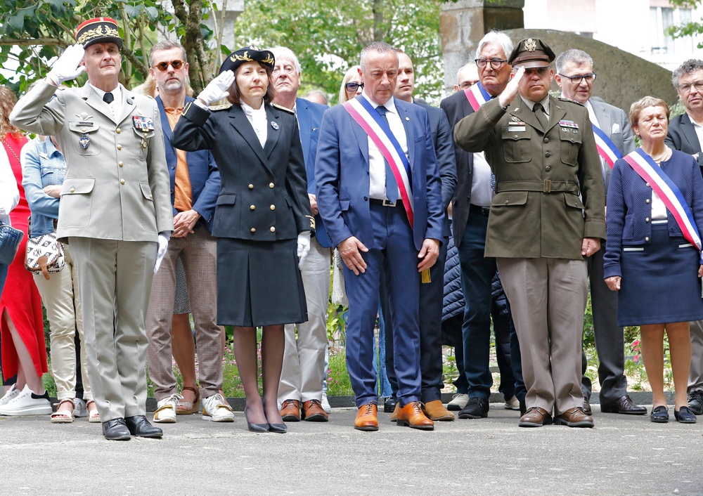 29th Infantry Division Soldiers Commemorate the Liberation of Vern-sur-Seiche