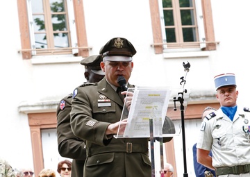 29th Infantry Division Soldiers Commemorate the Liberation of Vern-sur-Seiche