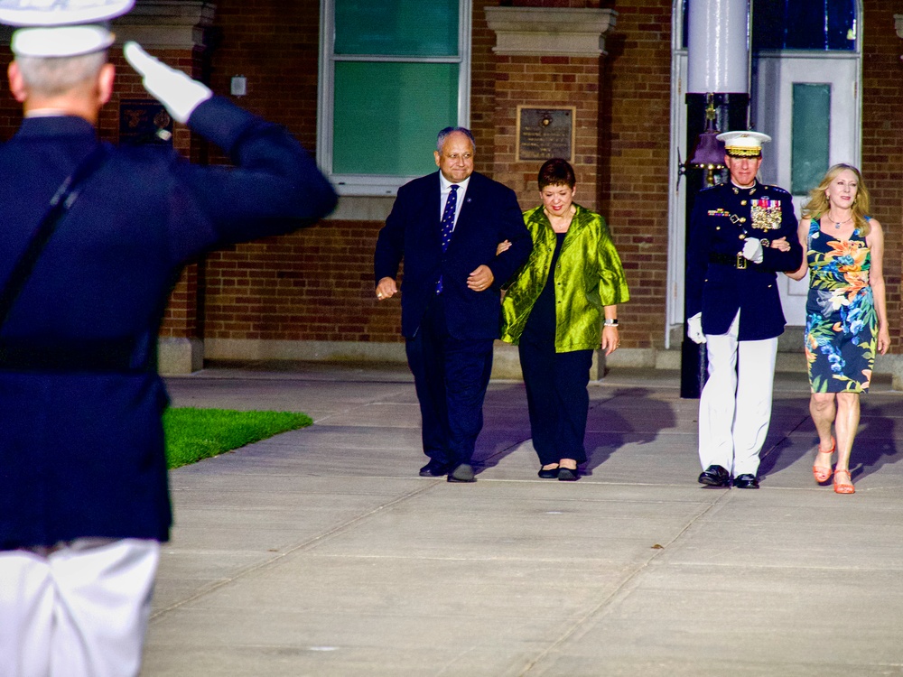 Secretary Del Toro is the Guest of Honor at the Marine Barracks 8th &amp; I Parade