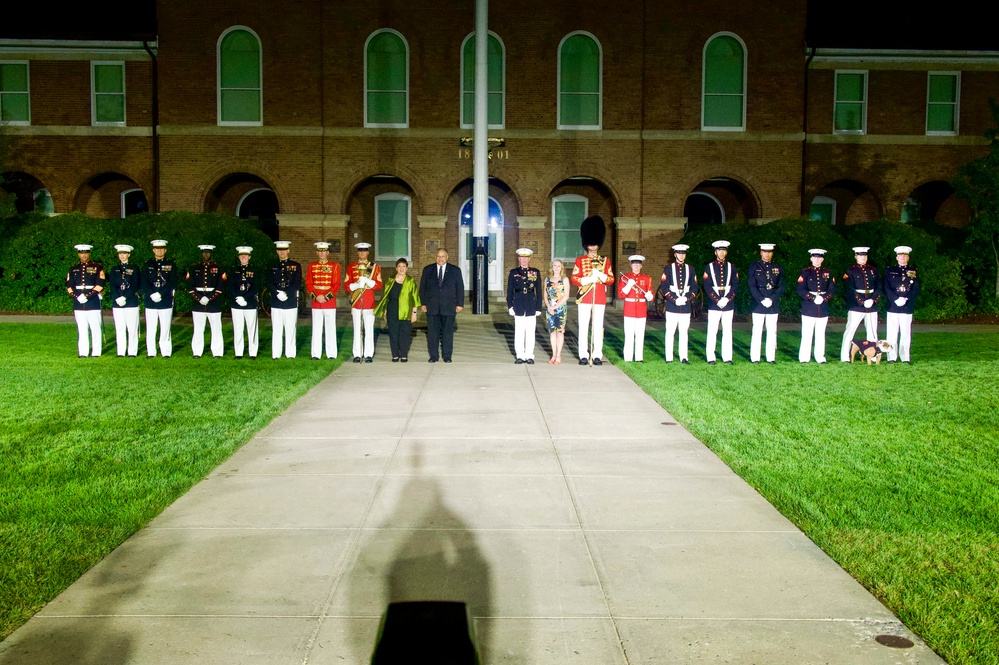 Secretary Del Toro is the Guest of Honor at the Marine Barracks 8th &amp; I Parade