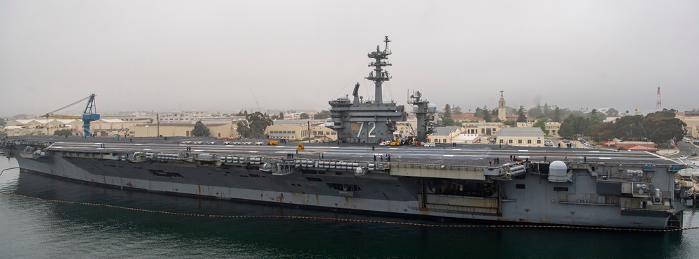 USS Abraham Lincoln Departs San Diego