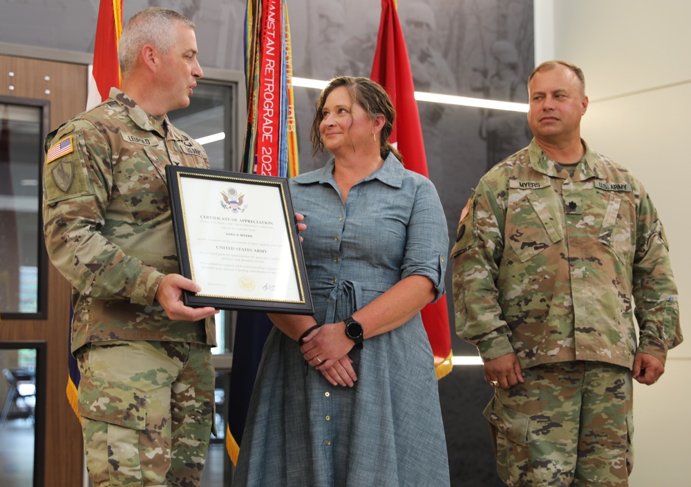 Lt. Col. Myers retires after over two decades of service