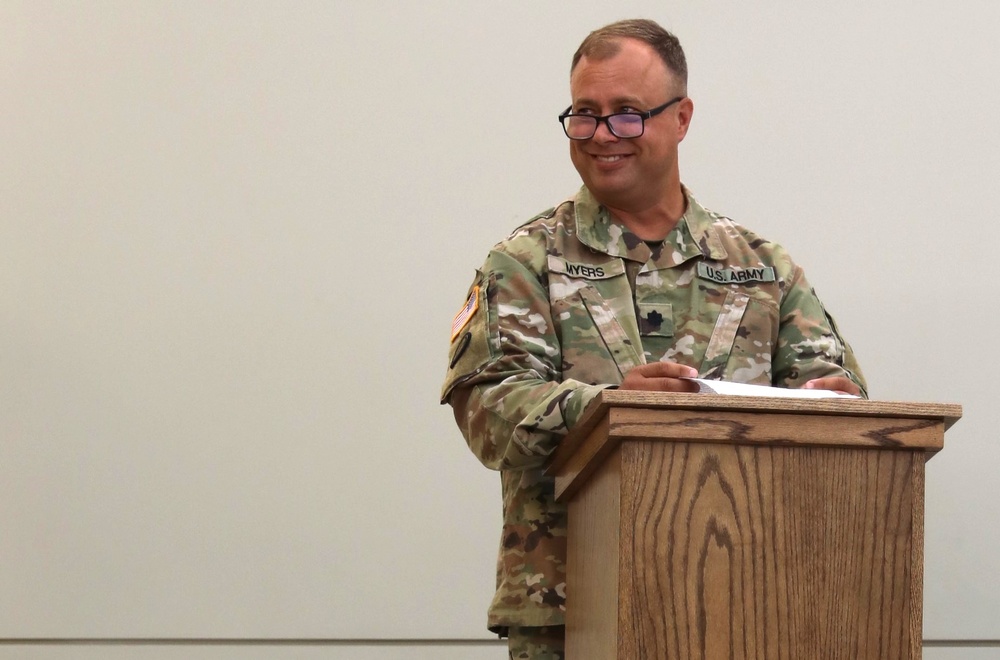 Lt. Col. Myers retires after over two decades of service