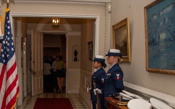 Sector New York Color Guard at the Salmagundi Club for the COGAP 2024