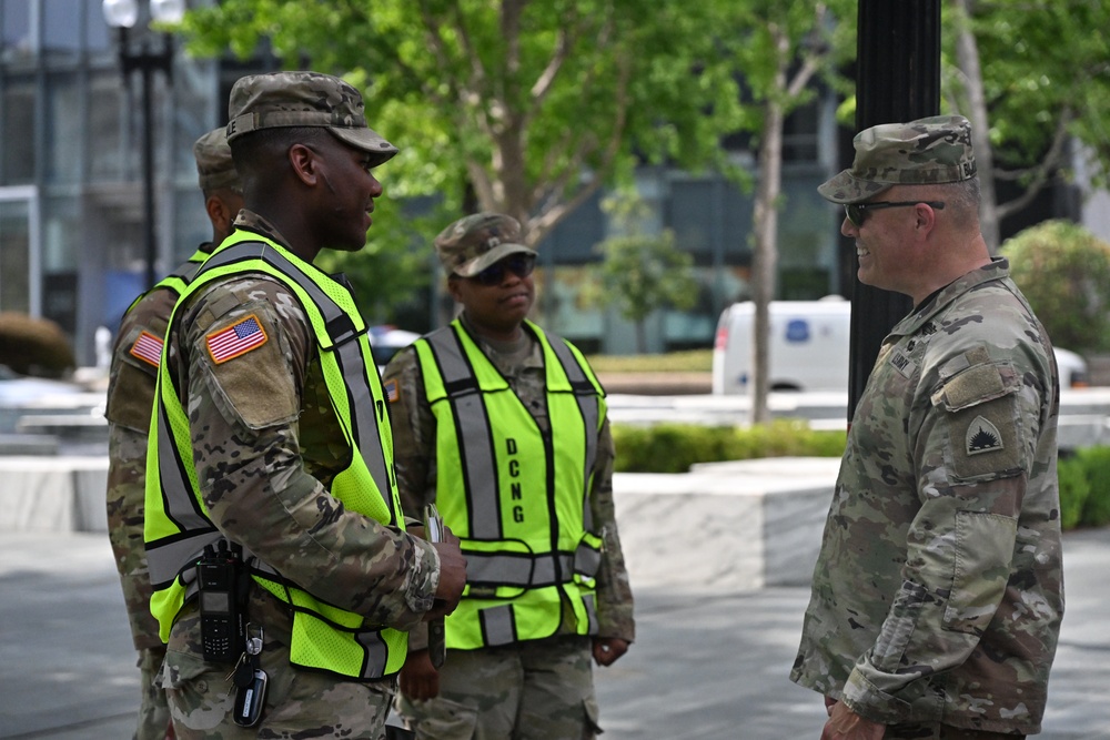 National Guard supports traffic control during NATO 75th Anniversary Summit