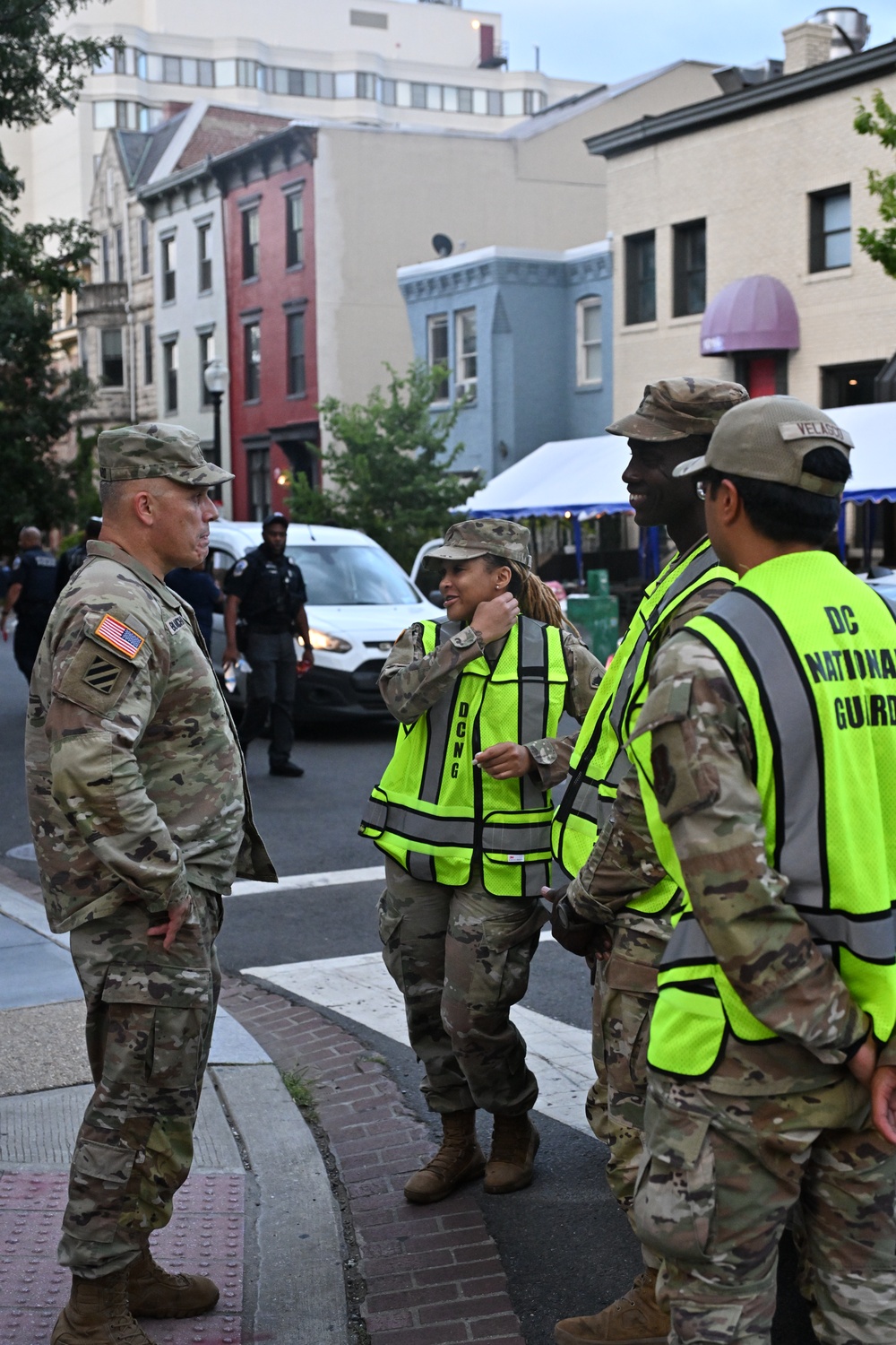 National Guard supports traffic control during NATO 75th Anniversary Summit