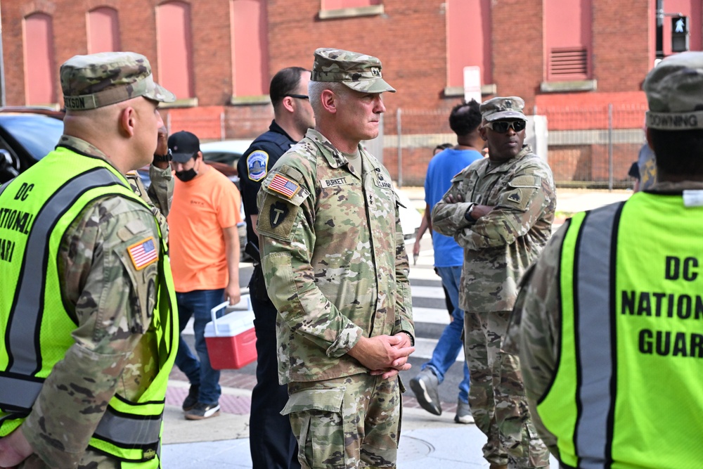 National Guard supports traffic control during NATO 75th Anniversary Summit