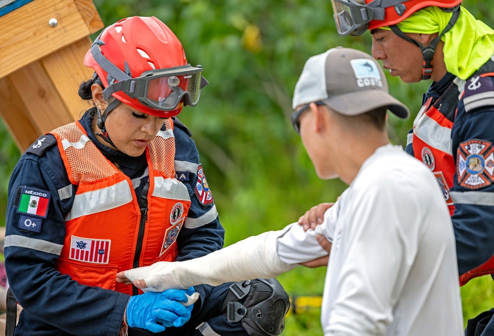 Partners conduct search and rescue operations during RIMPAC 2024