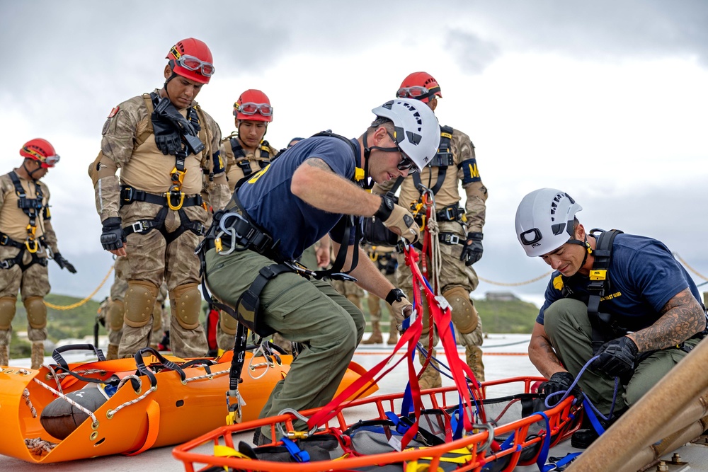 Partners conduct search and rescue operations during RIMPAC 2024