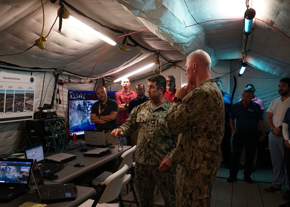 RIMPAC 2024 CTF Commander visits HADR Camp