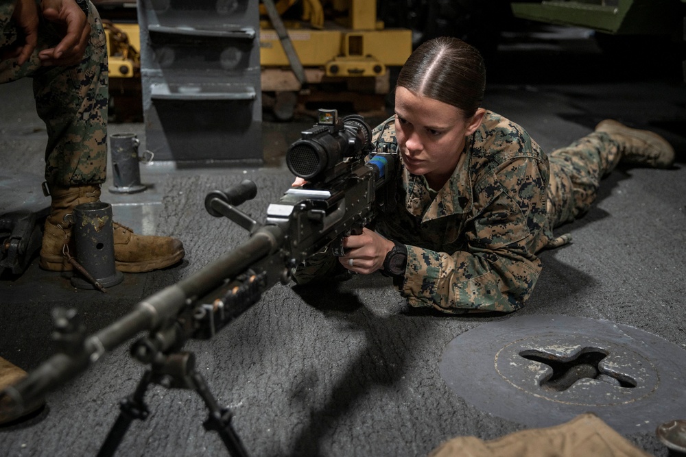 15th MEU Maintains Weapons Proficiency Aboard USS Boxer