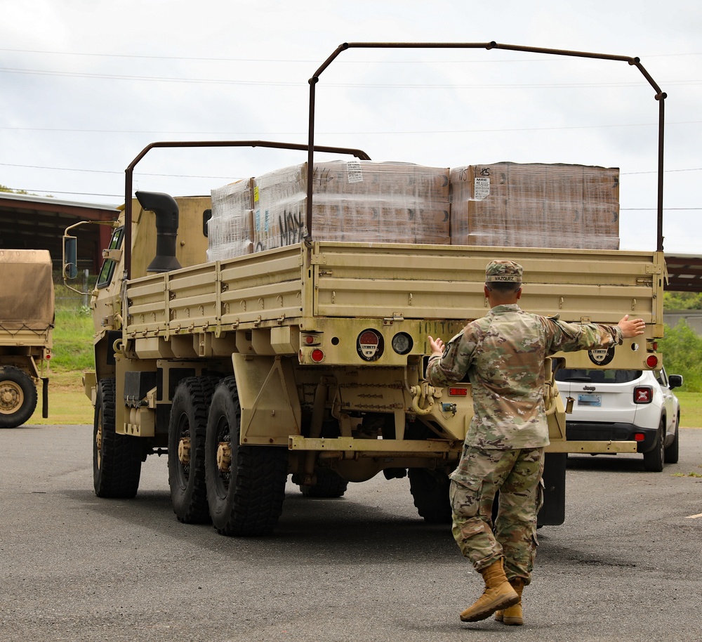 Anual training Convoy arrives