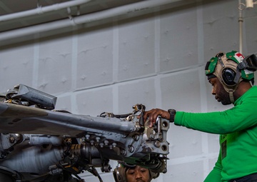 Abraham Lincoln conducts routine operations