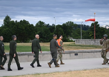 French air and space force officials visit Pentagon