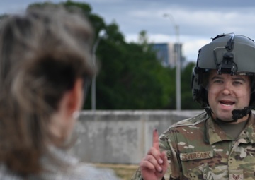 French air and space force officials visit Pentagon