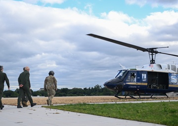 French air and space force officials visit Pentagon