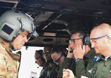 French air and space force officials visit Pentagon