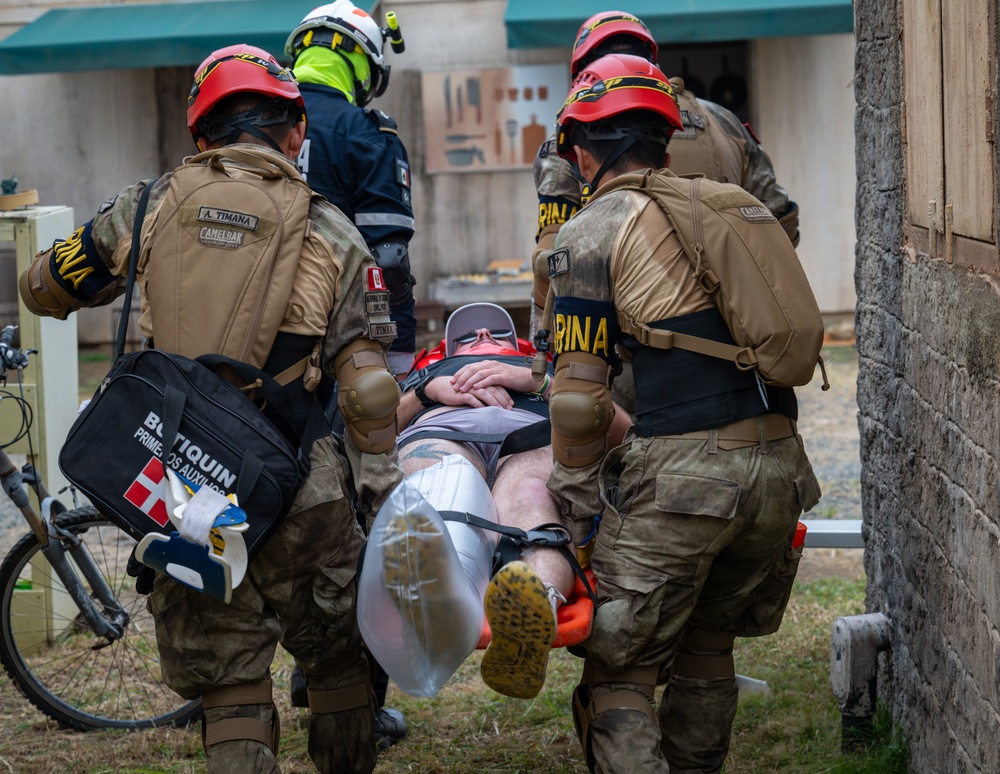 Partner nations conduct search and rescue training during RIMPAC 2024