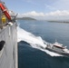 USNS Burlington Departs From Jamaica