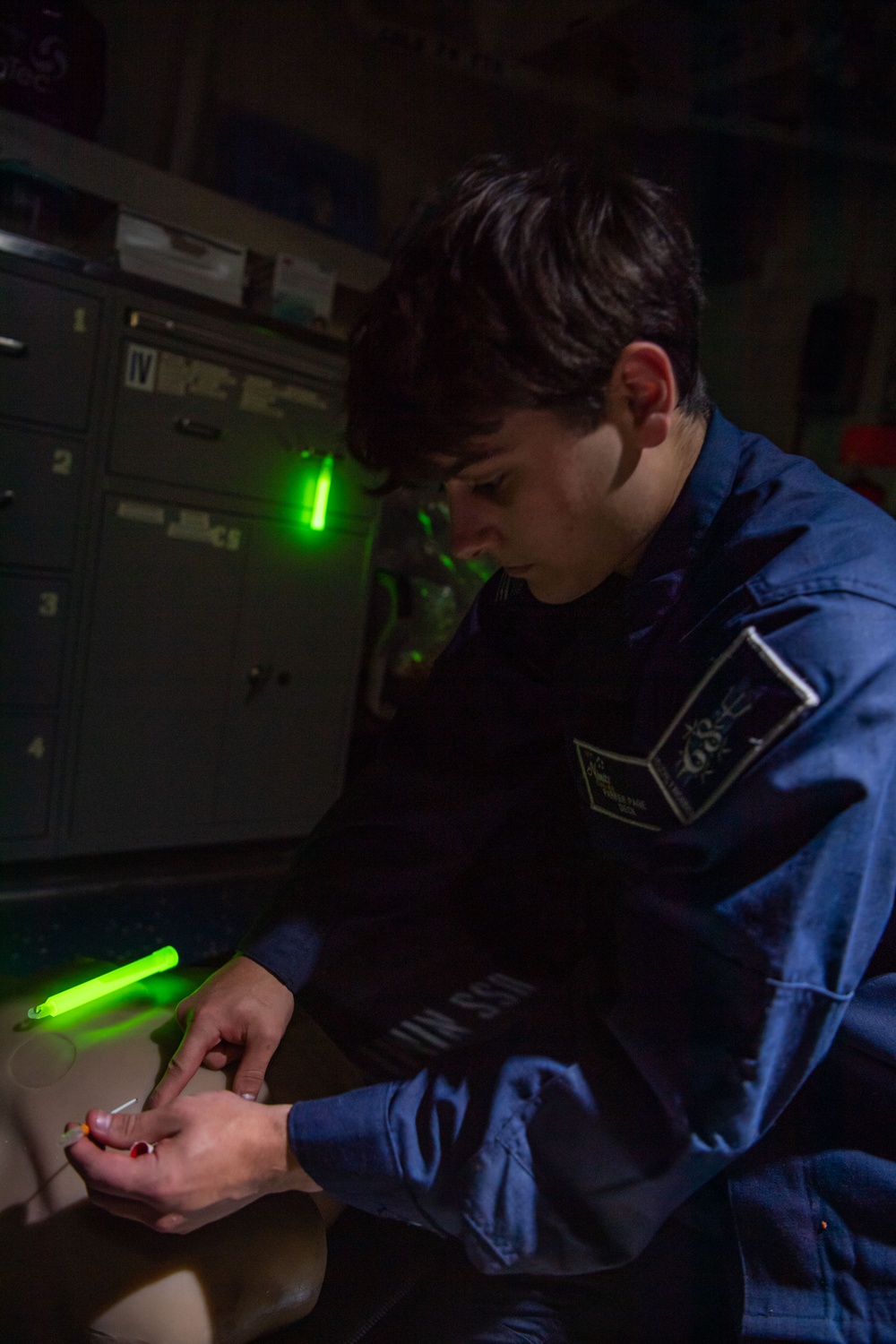 Nimitz Sailors Participate In A Medical Casualty Drill