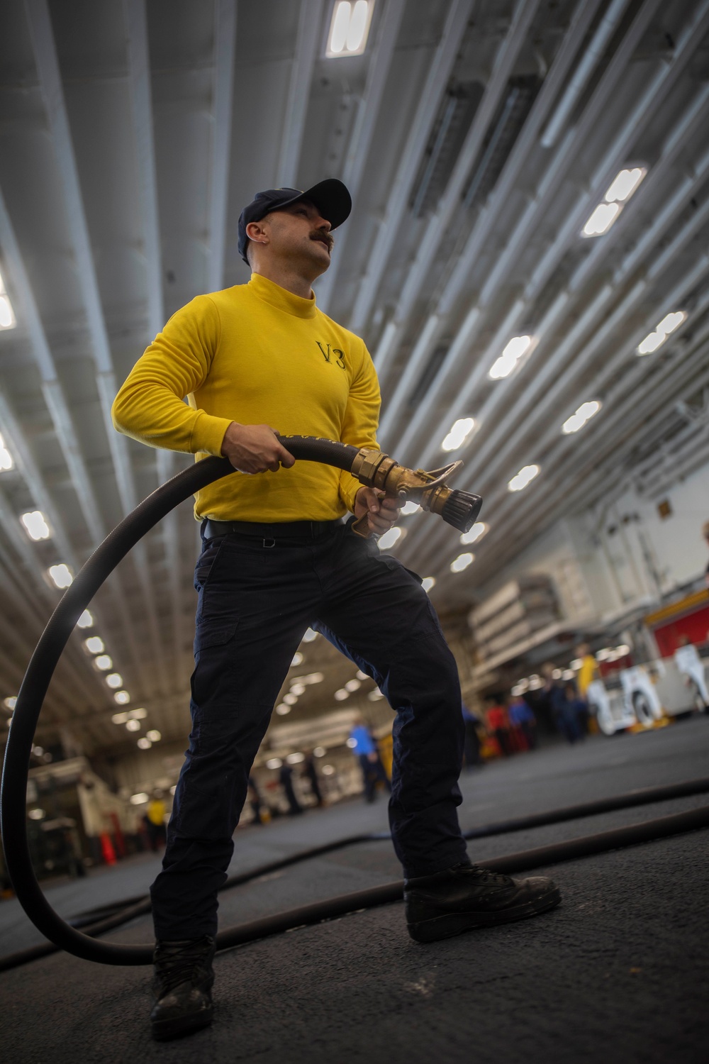 Tripoli Sailors Complete A Firefighting Drill