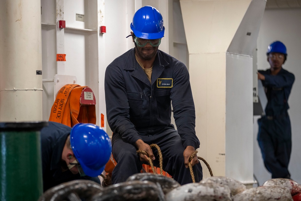 Tripoli Sailors Drop An Anchor