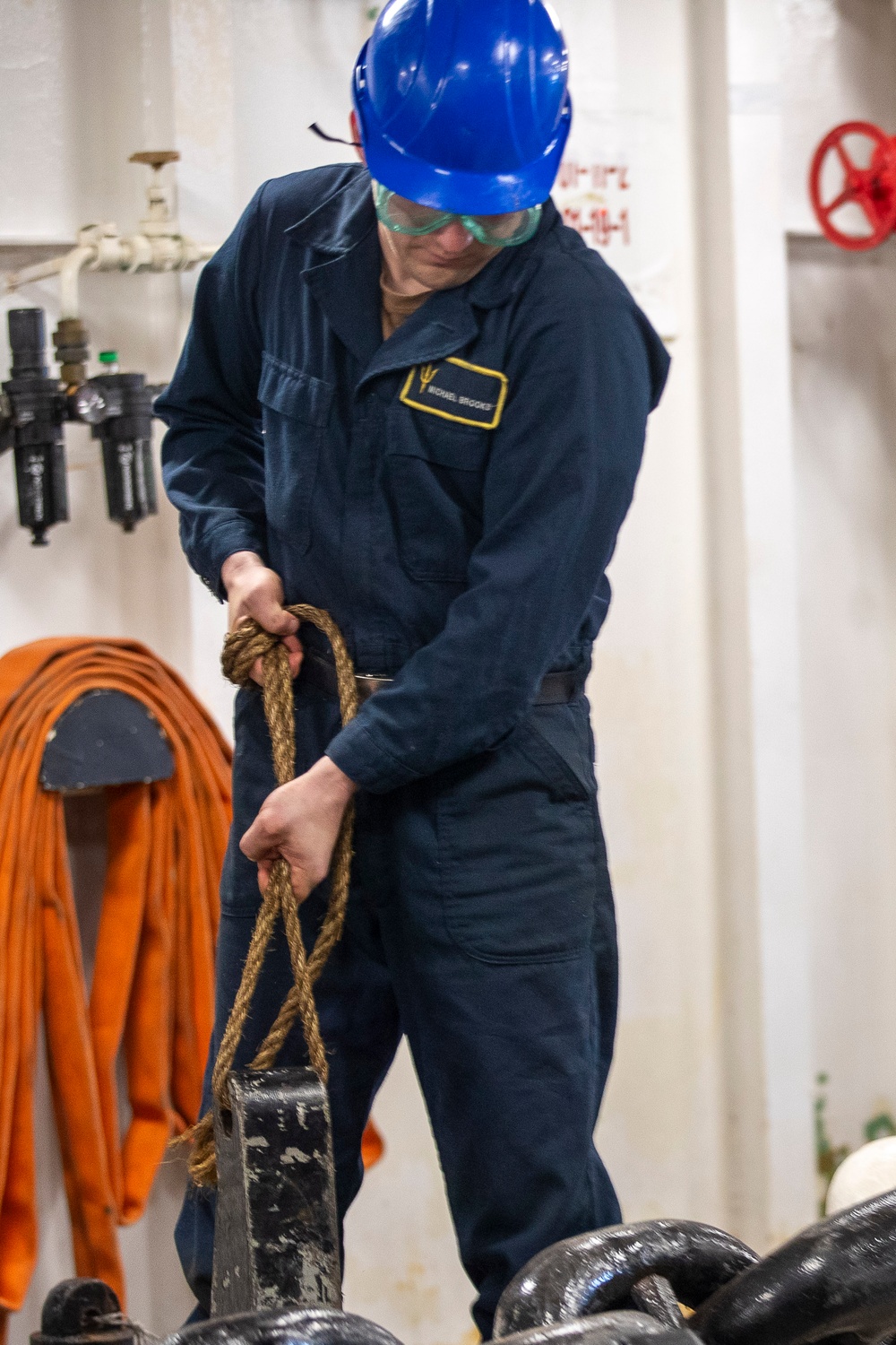 Tripoli Sailors Drop An Anchor