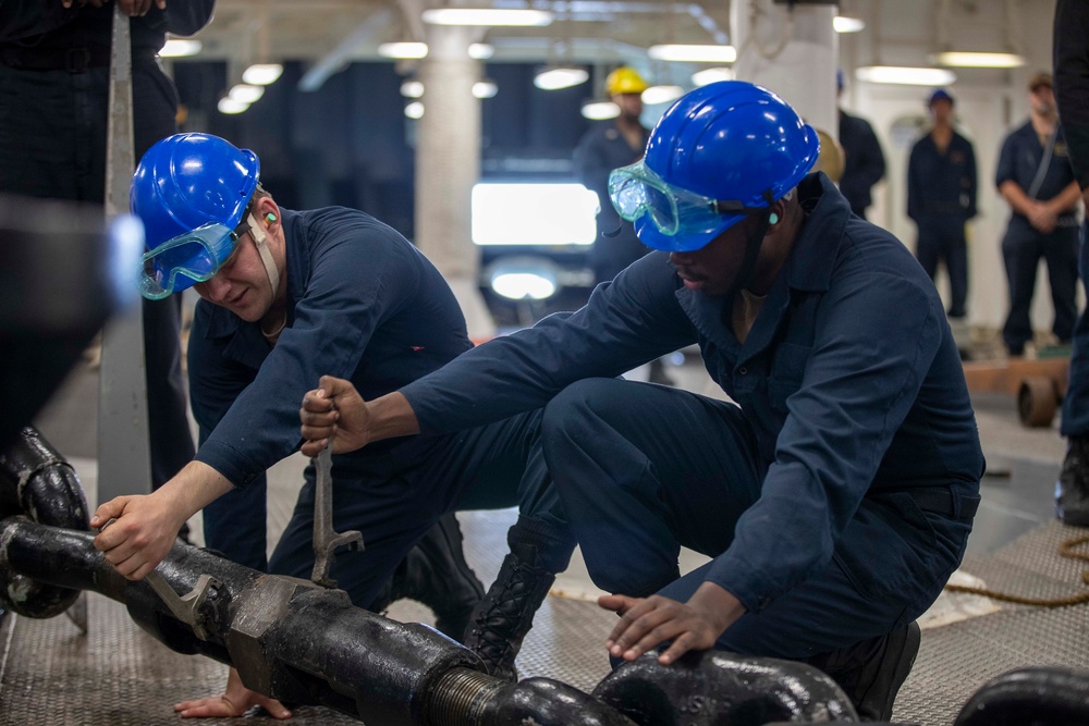 Tripoli Sailors Drop An Anchor