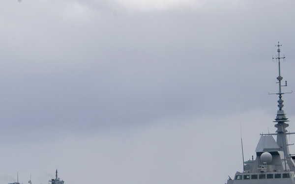 German, French ships in transit during RIMPAC 2024