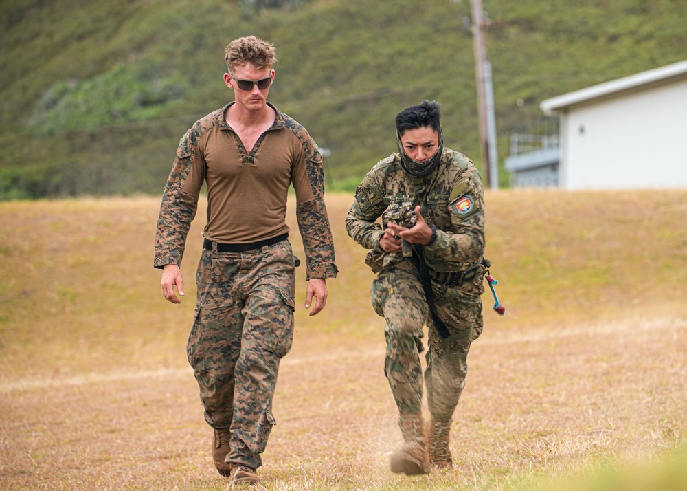 US, Mexican Marines conduct fire and movement rehearsals at RIMPAC 2024