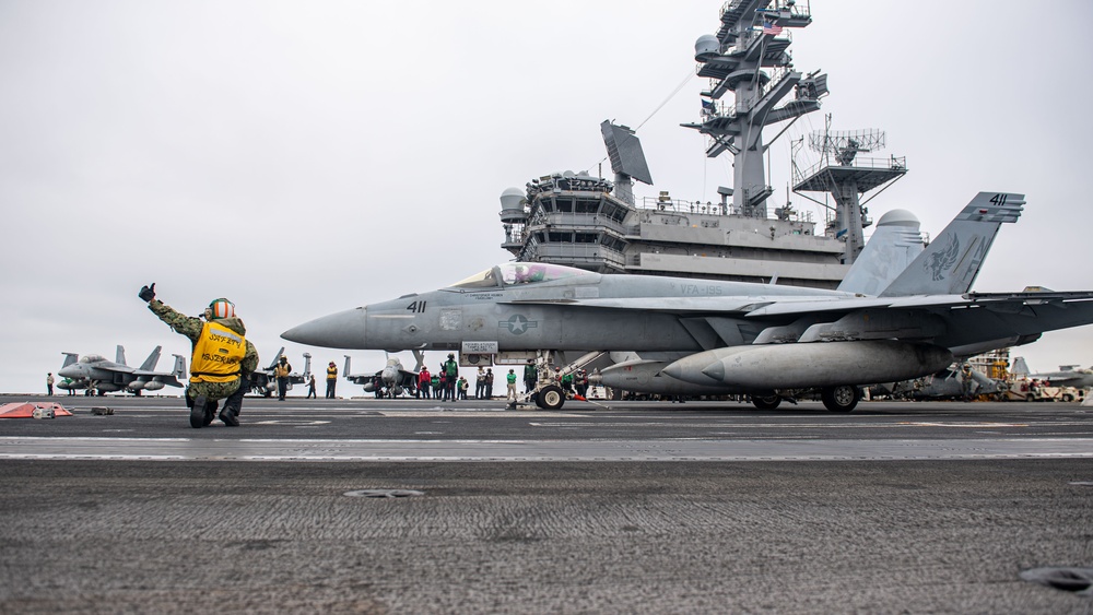 USS Ronald Reagan (CVN 76) conducts flight operations