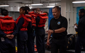 USS Ronald Reagan (CVN 76) Material Condition Assessment Team conducts inspection