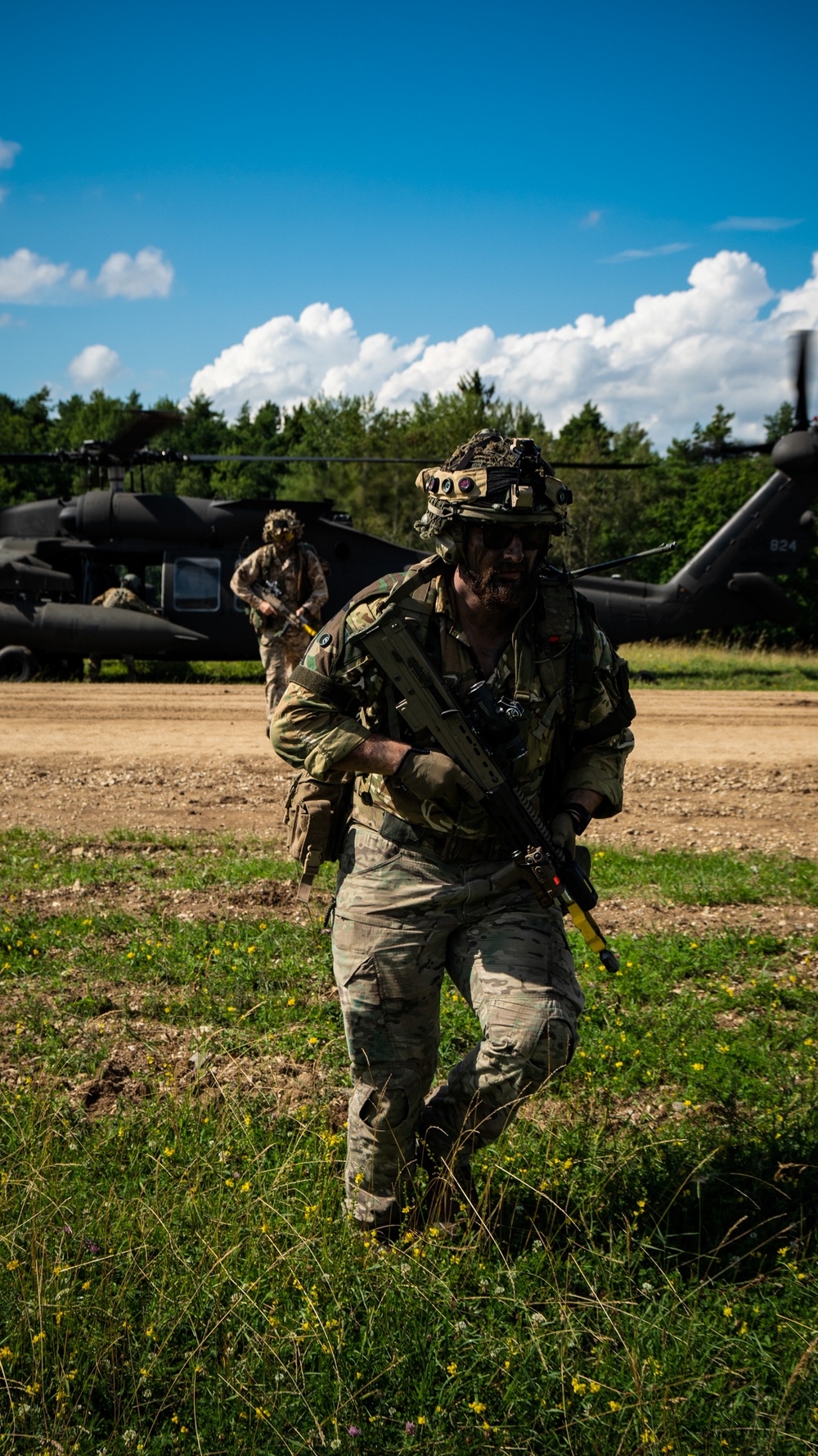 British Army Officer Cadets Train in Hohenfels
