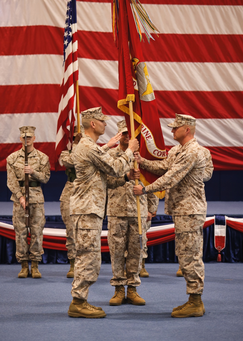 Task Force 51/5 Holds Change of Command Ceremony