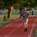 Sgt. Trenton Tuberosa runs a 5 mile event