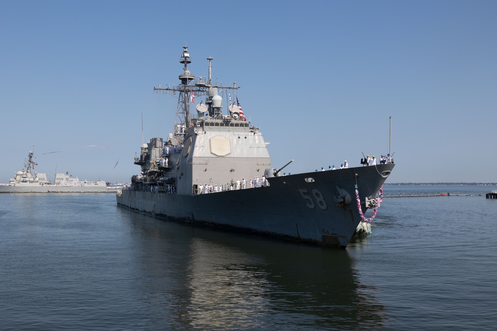 USS Philippine Sea (CG 58) Returns to Homeport