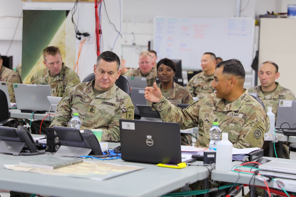 Sergeant Major of the Army Meets with Soldiers &amp; Sailors Supporting the JLOTS Gaza Humanitarian Aid Operation