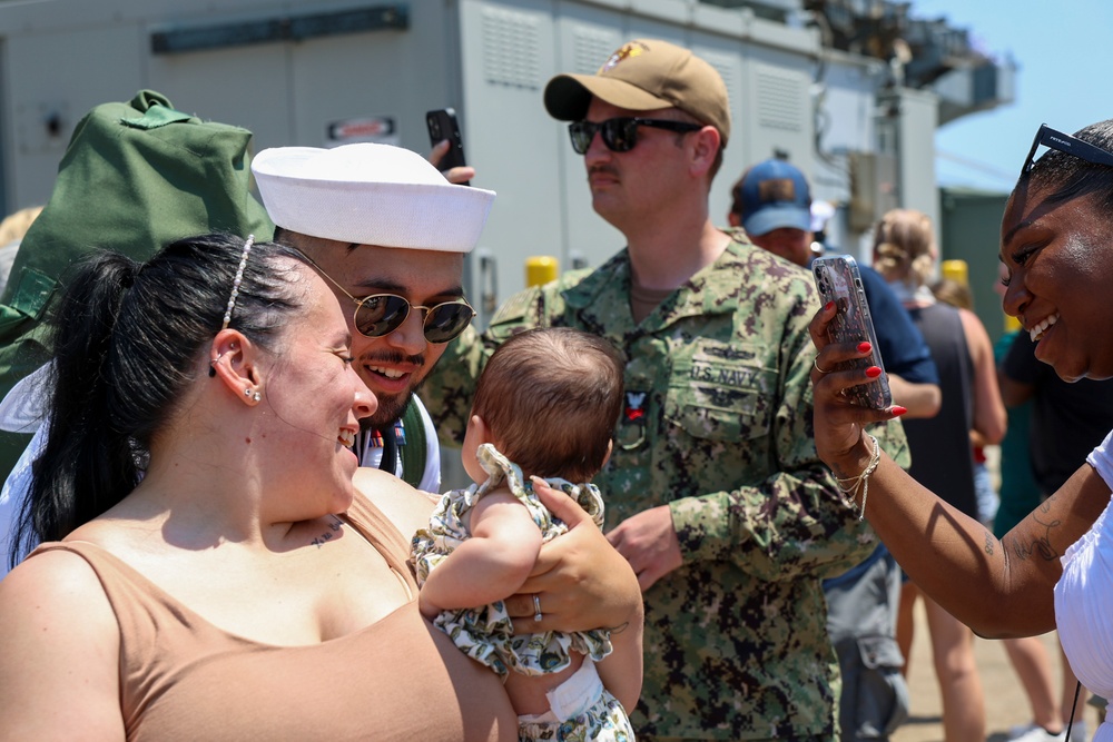 Eisenhower Returns Home