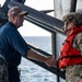 Sergeant Major of the Army Meets with Soldiers &amp; Sailors Supporting the JLOTS Gaza Humanitarian Aid Operation