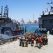 Sergeant Major of the Army Meets with Soldiers &amp; Sailors Supporting the JLOTS Gaza Humanitarian Aid Operation