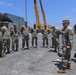 Sergeant Major of the Army Meets with Soldiers &amp; Sailors Supporting the JLOTS Gaza Humanitarian Aid Operation