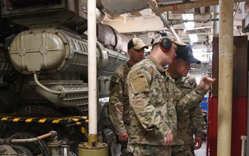 Sergeant Major of the Army Meets with Soldiers &amp; Sailors Supporting the JLOTS Gaza Humanitarian Aid Operation
